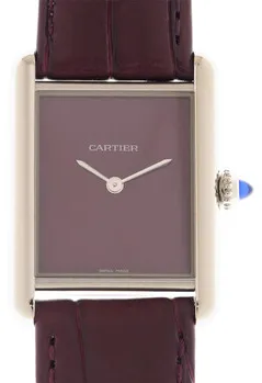 Cartier Tank WSTA0054 33.5mm Stainless steel Red