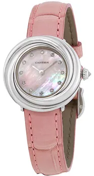 Cartier Trinity WG200846 27mm White gold Rose