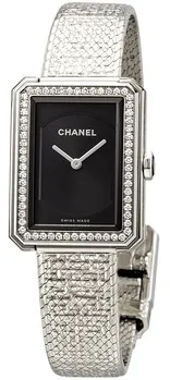 Chanel Boy-Friend H4877 27mm Stainless steel Black