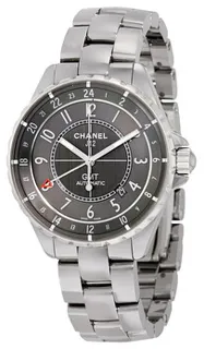 Chanel J12 Chromatic GMT H3099 Ceramic and Titanium Gray