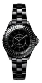 Chanel J12 H6784 Black ceramic Black