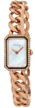 Chanel Première H4411 22mm Yellow gold White