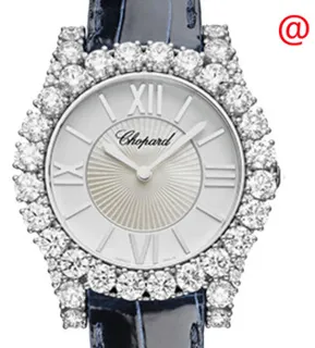 Chopard L'Heure du Diamant 139419-1414 35mm 18k white gold Silver