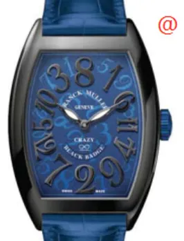 Franck Muller Cintree Curvex 8880CHBLACKBADGEACNR(BLNR) 39mm Stainless steel Blue