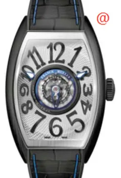 Franck Muller Cintree Curvex CX40TCTRTTNRBRACBR(ACNR) 40mm Titanium Silver