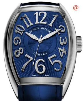 Franck Muller Cintree Curvex CX40SCAT(ACACBLAC) 40mm Stainless steel Blue