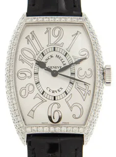 Franck Muller Cintree Curvex 5850SCDREL(OG) 18k white gold White