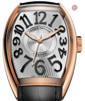 Franck Muller Cintree Curvex CX40SCAT(5N5NACNR) 40mm Rose gold Silver