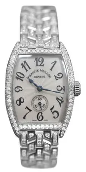 Franck Muller Curvex 1750 S6 D 25mm White gold White