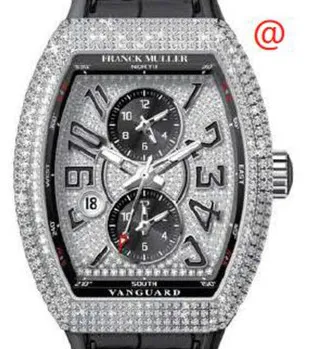 Franck Muller Master Banker V45MBSCDTDCDACNR(DIAMNRAC) 45mm Stainless steel Black