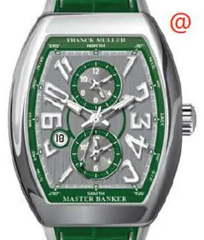 Franck Muller Master Banker V45MBSCDTACVR(TTNRBLC) 45mm Stainless steel Grey