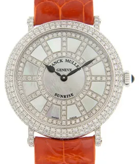 Franck Muller Round 8038QZSNRDCD(OG) 18k white gold White