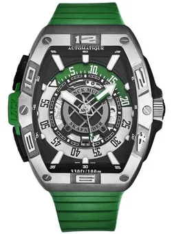 Franck Muller Skafander 46SCSKFBLKGRN 46mm Titanium Black