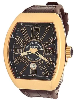 Franck Muller Vanguard V 45 SC DT 44mm Rose gold Black