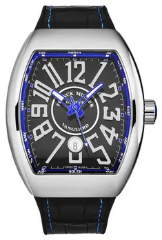 Franck Muller Vanguard 45SCBLKBLUCNCPT 45mm Stainless steel Black