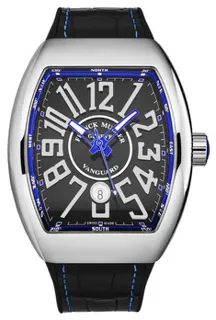 Franck Muller Vanguard 45SCBLKBLUCNCPT Stainless steel Black