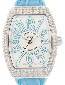 Franck Muller Vanguard V 29 SC AT FO D (AC.BL) 29mm Stainless steel White