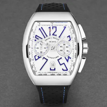 Franck Muller Vanguard 45CCWHTBLU-1 46mm Stainless steel White 3