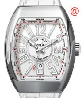 Franck Muller Vanguard V45SCDTACBC(BLCBLCAC) Stainless steel White