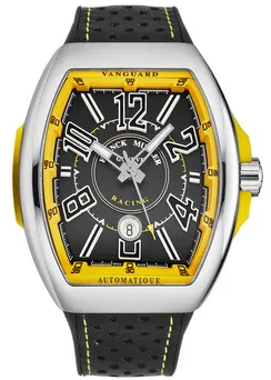 Franck Muller Vanguard Racing 45SCRACINGBLKYL 45mm Stainless steel Black