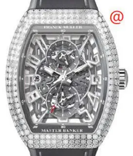 Franck Muller Master Banker V45MBSCDTSQTDACTT(TTBLCAC) Stainless steel Skeletonized