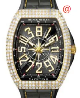 Franck Muller Vanguard V41CHDYACHTING3NNR(NRBLC3N) Yellow gold Black