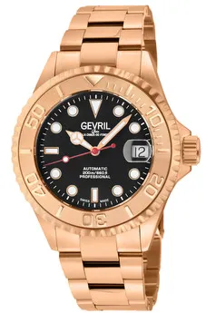 Gevril Wall Street 4757B 39mm Stainless steel Black