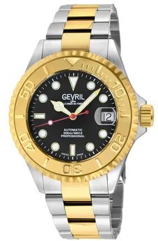 Gevril Wall Street 4755B 39mm Stainless steel Black