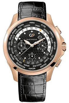 Girard-Perregaux Traveller 49700-52-632-BB6B 44mm Rose gold Black