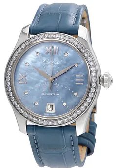 Glashütte Lady Serenade 39-22-11-22-04 36mm Stainless steel Blue mother of pearl