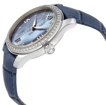 Glashütte Lady Serenade 39-22-11-22-44 36mm Stainless steel Blue mother of pearl