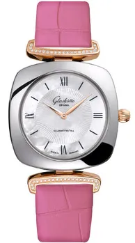 Glashütte Pavonina 1-03-02-05-16-31 31mm Rose gold and diamond-set Mother-of-pearl