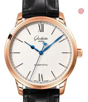 Glashütte Senator Excellence 1-36-01-02-05-01 40mm Rose gold Silver