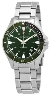 Hamilton Khaki Navy H82375161 Stainless steel Green