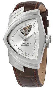 Hamilton Ventura H24515552 34.5mm Stainless steel Silver (Open Heart)