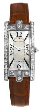 Harry Winston Avenue 330-LQW 19mm White gold White