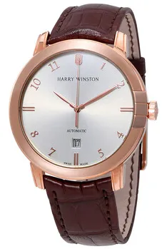 Harry Winston Midnight MIDAHD42RR002 42mm Rose gold Silver