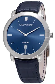 Harry Winston Midnight MIDAHD42WW002 42mm White gold Blue