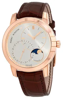 Harry Winston Midnight MIDAMP42RR003 42mm Rose gold Silver