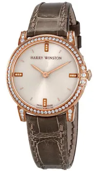 Harry Winston Midnight MIDQHM32RR002 32mm Rose gold and diamond-set •