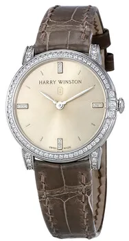 Harry Winston Midnight MIDQHM32WW002 32mm Diamond Silver