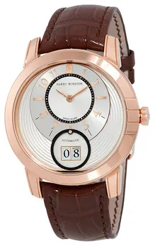 Harry Winston Midnight MIDABD42RR005 42mm Rose gold Silver