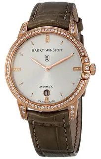 Harry Winston Midnight MIDAHD36RR001 18kt Silver