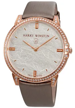 Harry Winston Midnight Monochrome MIDQHM39RR004 39mm Rose gold Slate Impression