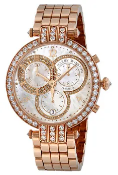 Harry Winston Premier PRNQCH40RR003 40mm Rose gold Mother-of-pearl