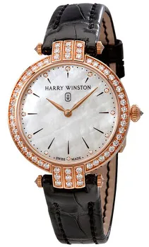 Harry Winston Premier PRNQHM31RR001 31mm Rose gold White