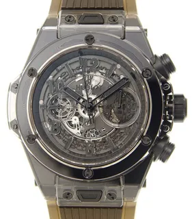 Hublot Big Bang 411.JB.4901.RT Titanium and Sapphire and Resin Skeletonized