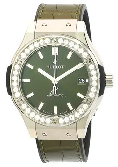 Hublot Classic Fusion 565.NX.8970.LR.1204 38mm Titanium Green