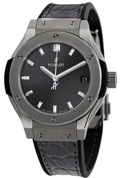 Hublot Classic Fusion Racing Grey 581.NX.7071.LR 33mm Titanium Gray