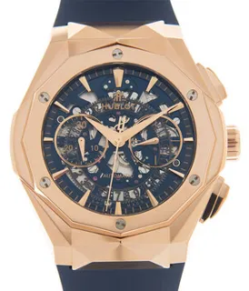 Hublot Classic Fusion Aerofusion 525.OX.5180.RX.ORL21 Yellow gold Blue